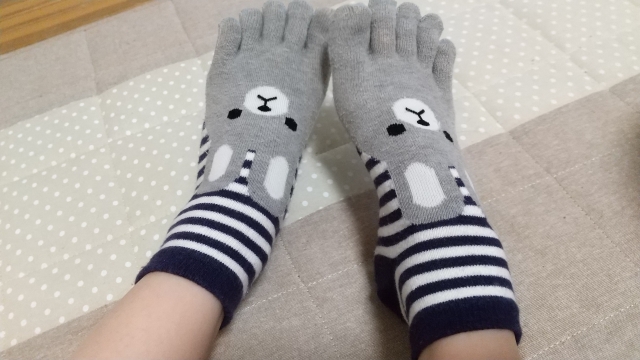かわいいうさちゃん靴下